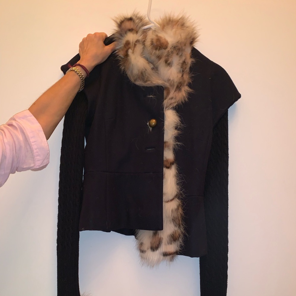 Tuleh sweater authentic fur!!!